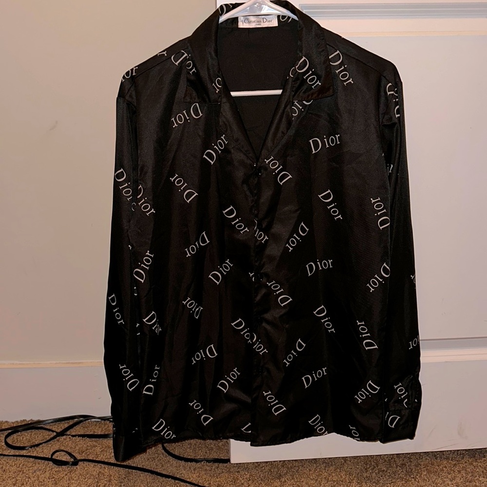 Satin Dior Button Up